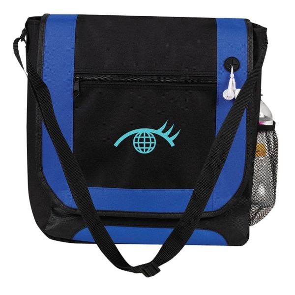 Non woven polypropylene messenger bag.... from ASI 40544 Binaco / Binaline