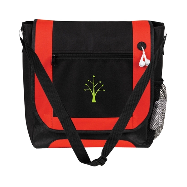 Non woven polypropylene messenger bag.... from ASI 40544 Binaco / Binaline