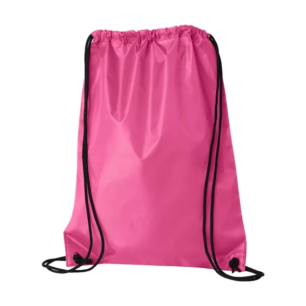 Drawstring backpack with black cord drawstring. Blank product.... from ASI 84358 S&S Activewear