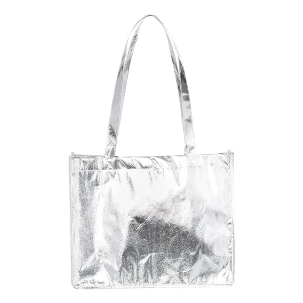 Liberty Bags Easy Print Metallic Large Tote Bag... from ASI 84358 S&S Activewear