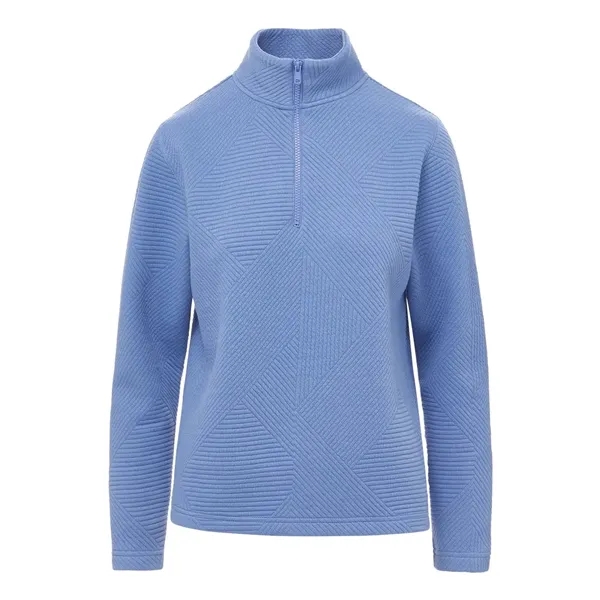 MV Sport Women's Zelda Zig Zag Quarter-Zip Pullover... from ASI 84358 S&S Activewear