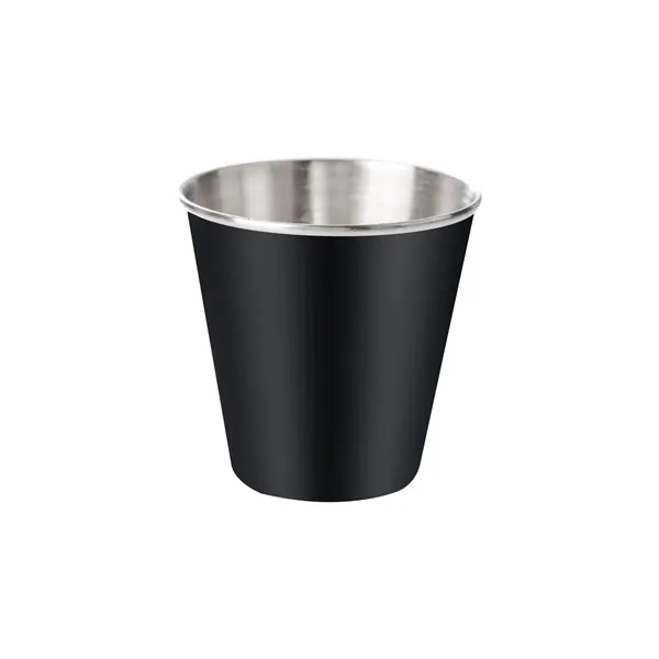 Stackable 2 oz. shot glass made of high-quality brushed stainless steel.... from ASI 57655 STOPNGO Line