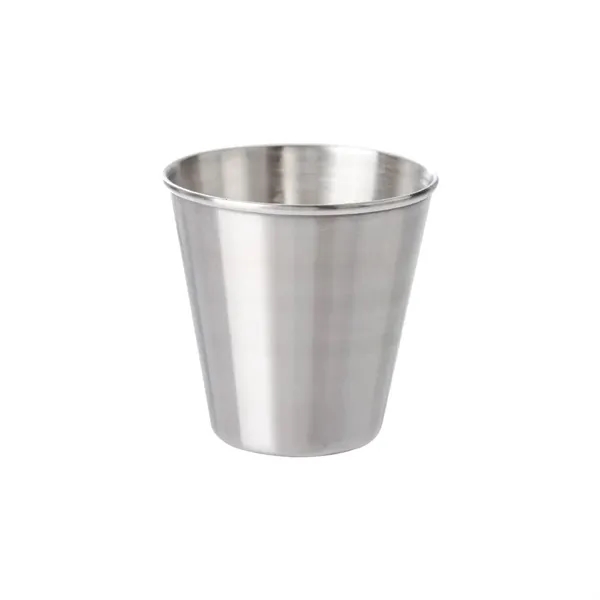 Stackable 2 oz. shot glass made of high-quality brushed stainless steel.... from ASI 57655 STOPNGO Line