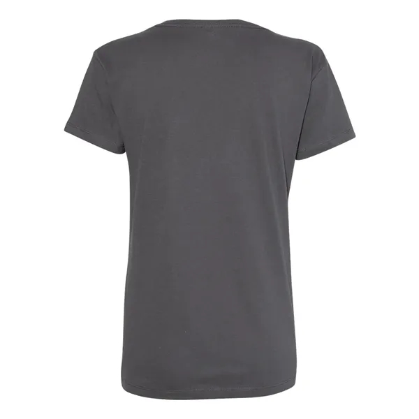 Women's V-neck tee with a relaxed fit, side seams, and a... from ASI 84358 S&S Activewear