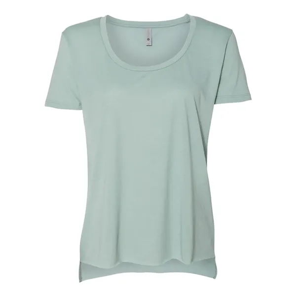 Women's relaxed fit poly-cotton blended t-shirt with scoop neckline, baby rib,... from ASI 84358 S&S Activewear