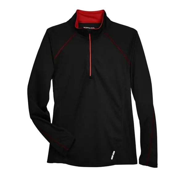 North End Women's Radar Quarter-Zip Performance Top... from ASI 84358 S&S Activewear