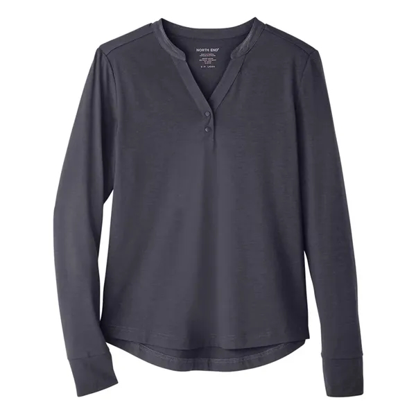 North End Women's JAQ Snap-Up Stretch Performance Pullover... from ASI 84358 S&S Activewear