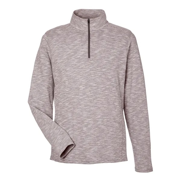 North End Eclipse Jacquard Quarter-Zip Pullover... from ASI 84358 S&S Activewear