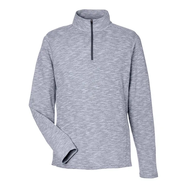 North End Eclipse Jacquard Quarter-Zip Pullover... from ASI 84358 S&S Activewear