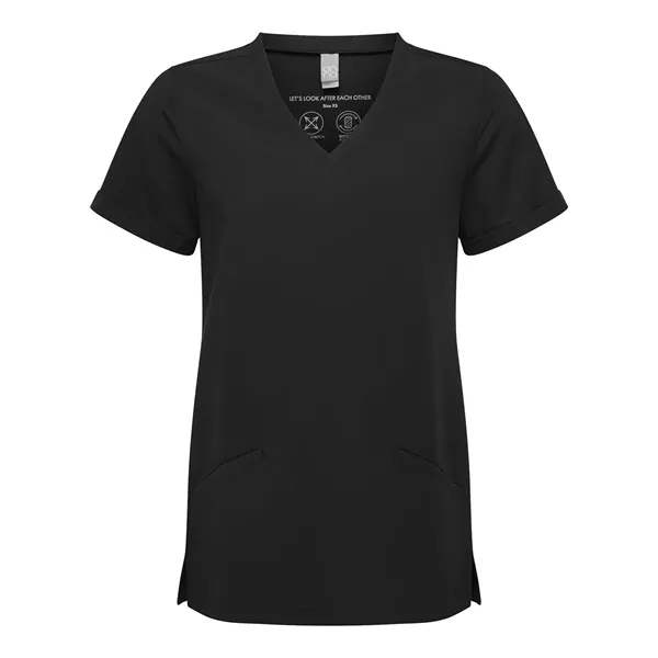 Onna Women's Invincible V-Neck Stretch Scrub Top... from ASI 84358 S&S Activewear