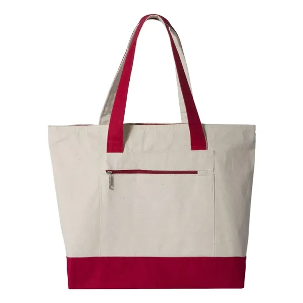 18.6L Canvas Zipper Tote... from ASI 84358 S&S Activewear