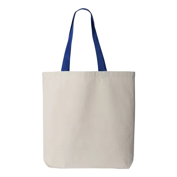 11L Canvas Tote With Color Handles... from ASI 84358 S&S Activewear