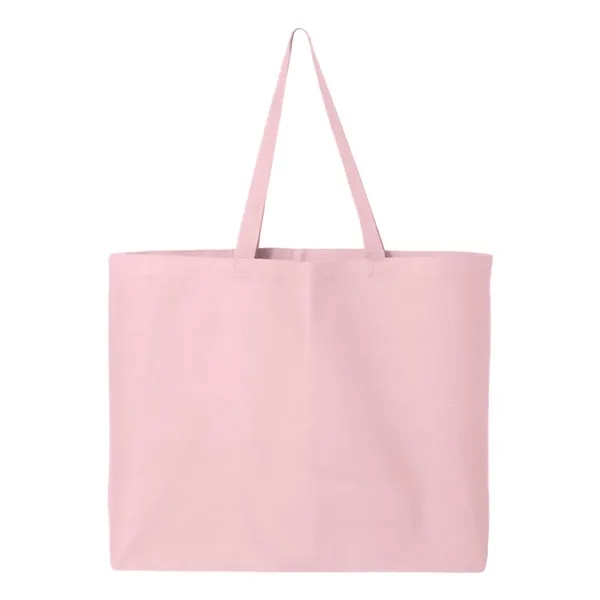 100% heavy canvas jumbo tote with 23" web canvas handles and... from ASI 84358 S&S Activewear
