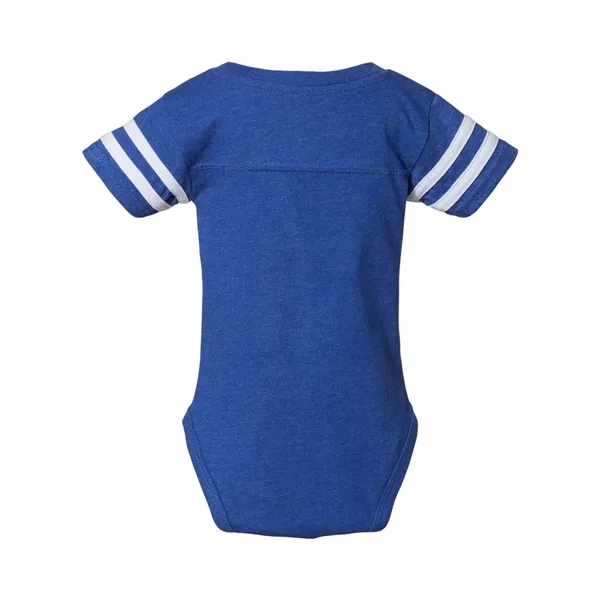 Football jersey bodysuit with 3-snap closure and EasyTear™ label.... from ASI 84358 S&S Activewear