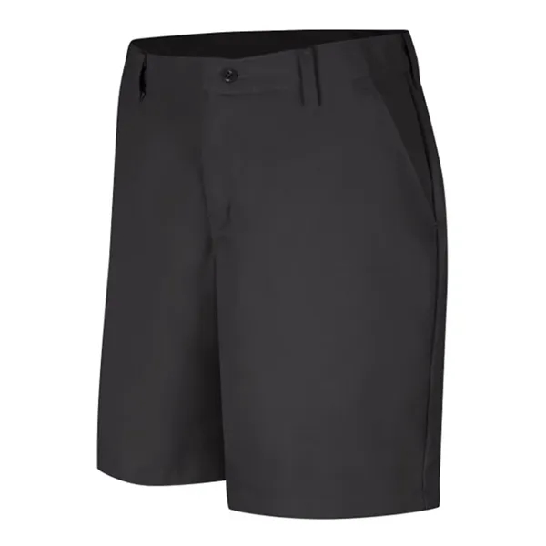 8" inseam plain front shorts with set-in hip pockets.... from ASI 84358 S&S Activewear