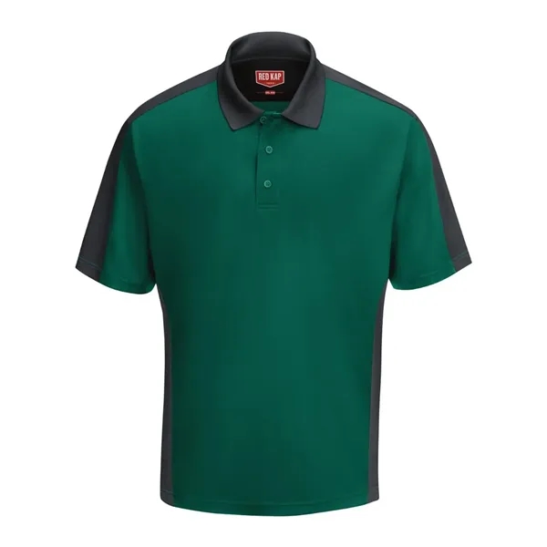 Short Sleeve Performance Knit Two Tone Polo... from ASI 84358 S&S Activewear