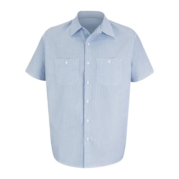 Industrial Stripe Work Shirt Long Sizes... from ASI 84358 S&S Activewear