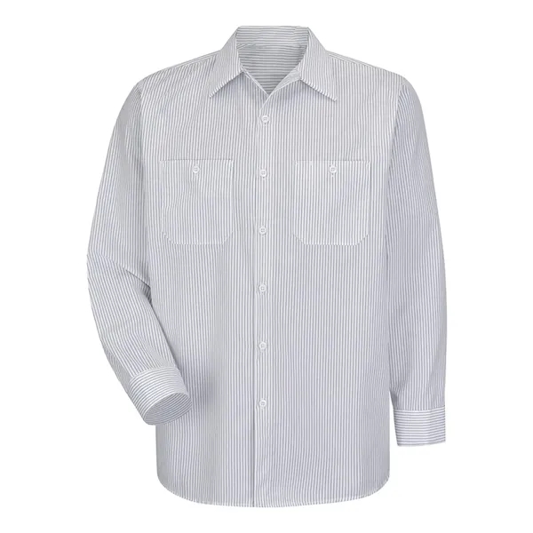 Long sleeve work shirt made of polyester and cotton with a... from ASI 84358 S&S Activewear