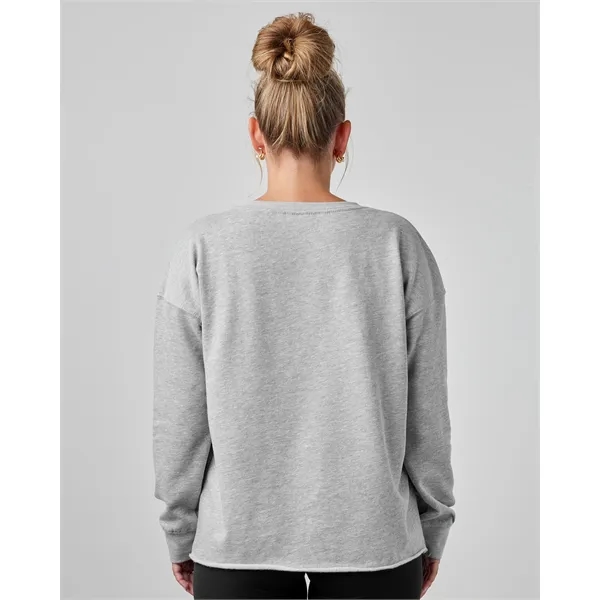 Lightweight ladies beach fleece crew with a smooth print-ready face, perfect... from ASI 72657 Active Life Promo / Active Life