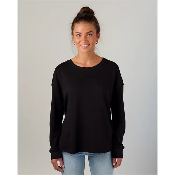 Lightweight ladies beach fleece crew with a smooth print-ready face, perfect... from ASI 72657 Active Life Promo / Active Life