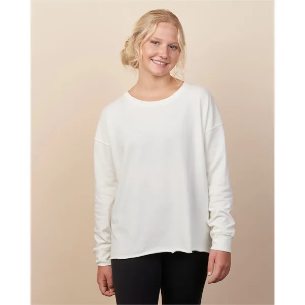 Lightweight ladies beach fleece crew with a smooth print-ready face, perfect... from ASI 72657 Active Life Promo / Active Life