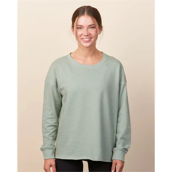 Lightweight ladies beach fleece crew with a smooth print-ready face, perfect... from ASI 72657 Active Life Promo / Active Life