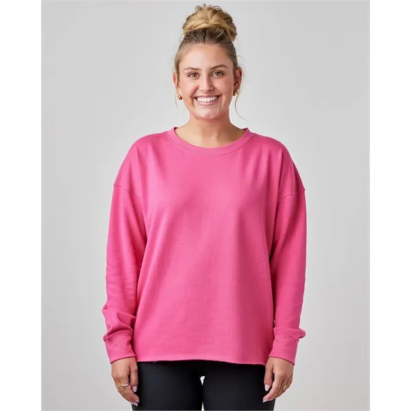 Lightweight ladies beach fleece crew with a smooth print-ready face, perfect... from ASI 72657 Active Life Promo / Active Life