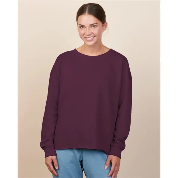 Lightweight ladies beach fleece crew with a smooth print-ready face, perfect... from ASI 72657 Active Life Promo / Active Life