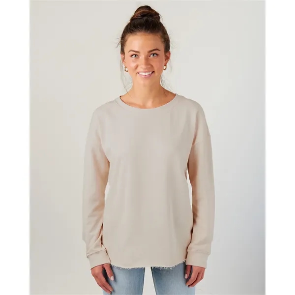 Lightweight ladies beach fleece crew with a smooth print-ready face, perfect... from ASI 72657 Active Life Promo / Active Life