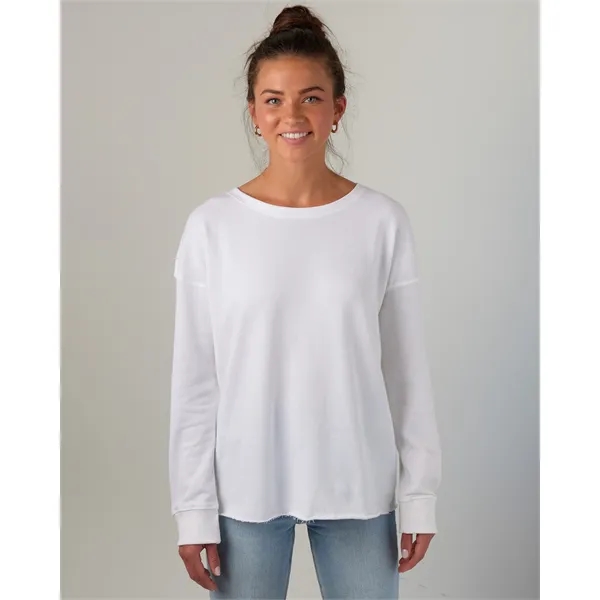 Lightweight ladies beach fleece crew with a smooth print-ready face, perfect... from ASI 72657 Active Life Promo / Active Life