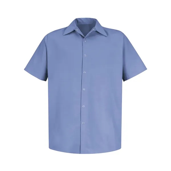 Short sleeve work shirt made of 65/35 polyester/cotton TouchTex™ II fabric.... from ASI 84358 S&S Activewear