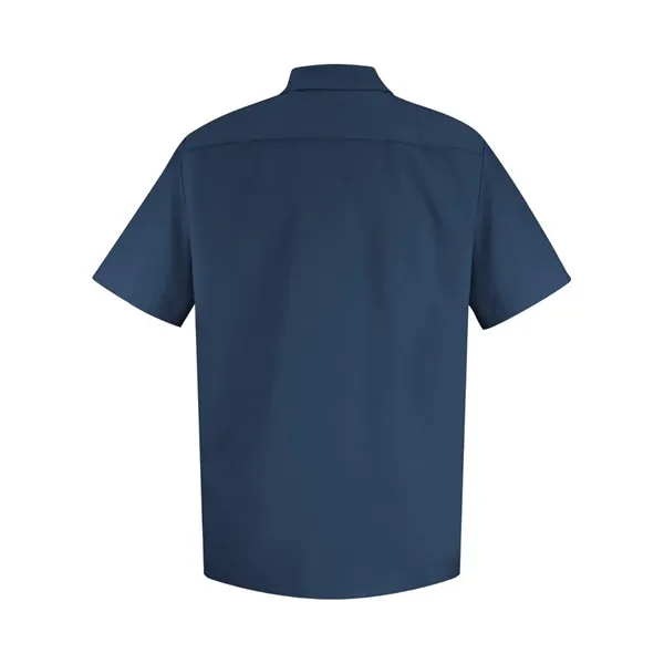 Short sleeve work shirt made of 65/35 polyester/cotton TouchTex™ II fabric.... from ASI 84358 S&S Activewear
