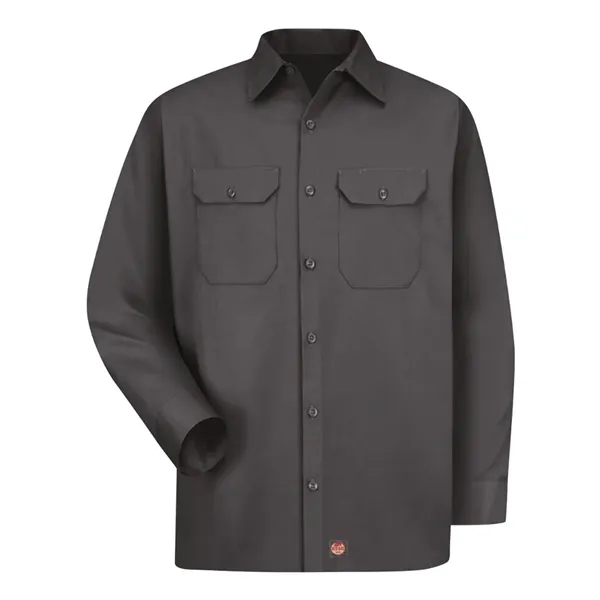 Utility long sleeve work shirt with soil release finish. Blank product.... from ASI 84358 S&S Activewear