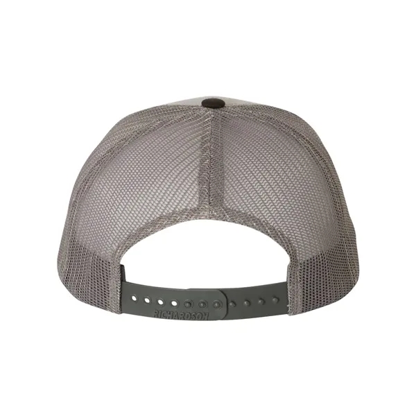 Trucker snapback cap made of polyester/cotton with a mesh back and... from ASI 84358 S&S Activewear
