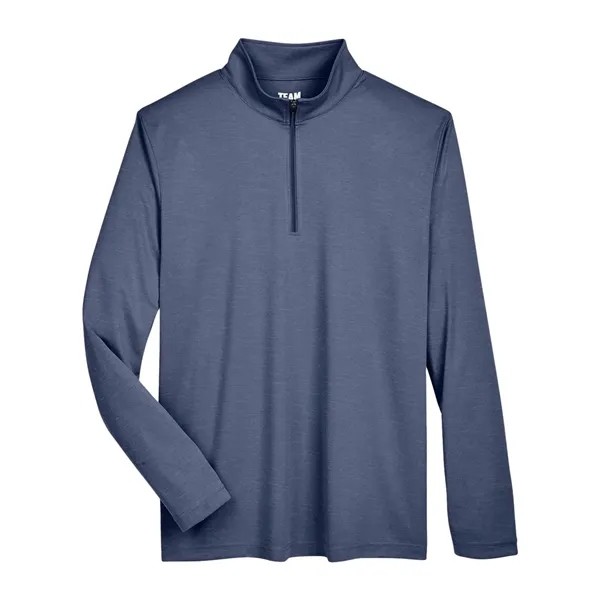 Team 365 Zone Sonic Heather Performance Quarter-Zip Pullover... from ASI 84358 S&S Activewear