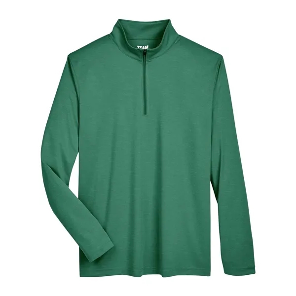 Team 365 Zone Sonic Heather Performance Quarter-Zip Pullover... from ASI 84358 S&S Activewear