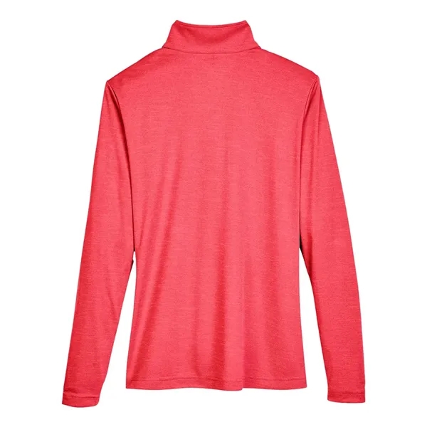 Team 365 Women's Zone Sonic Heather Performance Quarter-Zip... from ASI 84358 S&S Activewear