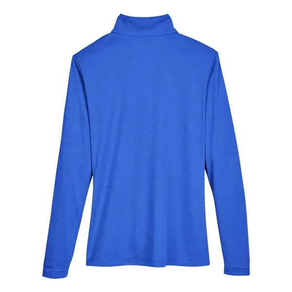 Team 365 Women's Zone Sonic Heather Performance Quarter-Zip... from ASI 84358 S&S Activewear