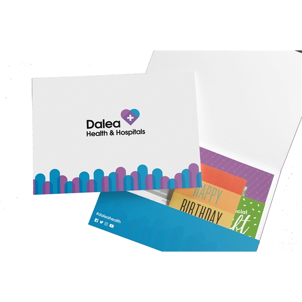 6 1/8" x 8 1/2" Presentation Folders with horizontal 2 1/4"h... from ASI 95280 Warwick Publishing Co / Warwick Folders Made Easy