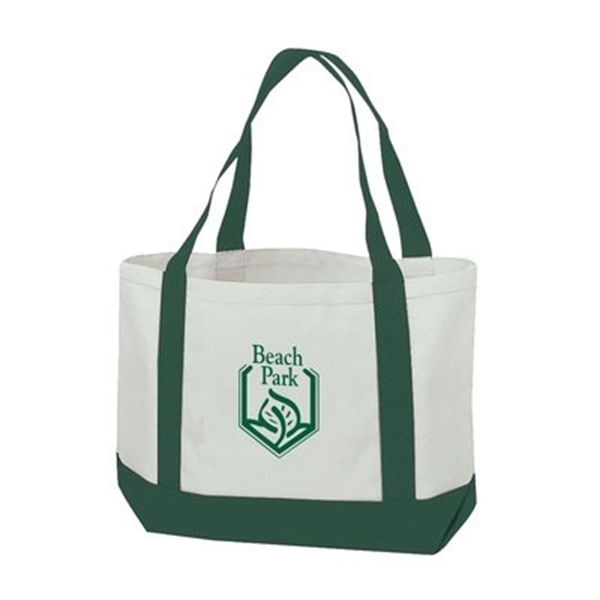 Canvas shopping tote bag with gusset and 22 inches handles.... from ASI 31517 Admart Products / Admart Line