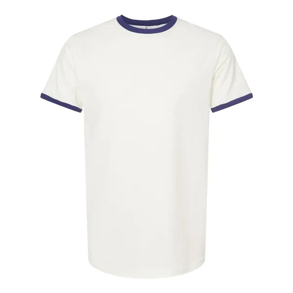 Tultex Unisex Fine Jersey Ringer T-Shirt... from ASI 84358 S&S Activewear
