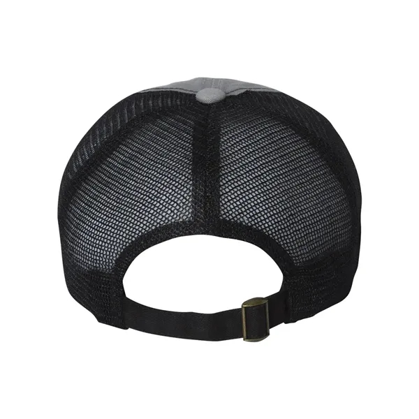 Ultra-soft contrast stitch mesh cap. Blank product.... from ASI 84358 S&S Activewear