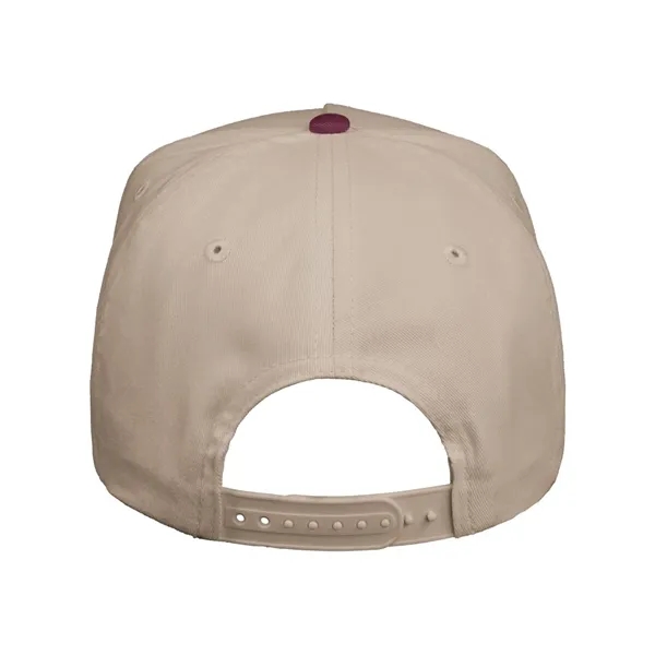 5-panel twill cap. Blank product.... from ASI 84358 S&S Activewear