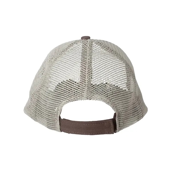 Structured, mid-profile washed trucker cap. Blank product.... from ASI 84358 S&S Activewear