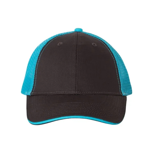 Structured six-panel trucker cap, blank.... from ASI 84358 S&S Activewear