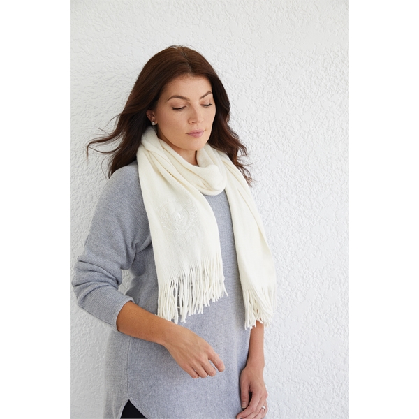 Classically styled scarf with fringes measuring 10" x 71"... from ASI 73520 Neet Feet / Kanata Blanket