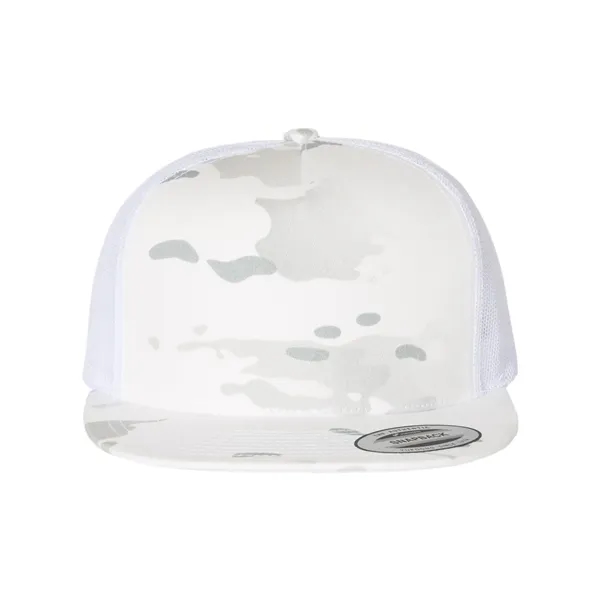 Classic trucker cap with flat bill. Blank.... from ASI 84358 S&S Activewear