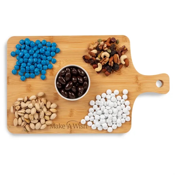 Deluxe Charcuterie Tray with Bamboo Board... from ASI 44900 NC Custom (CI/Lanco) / Chocolate Inn