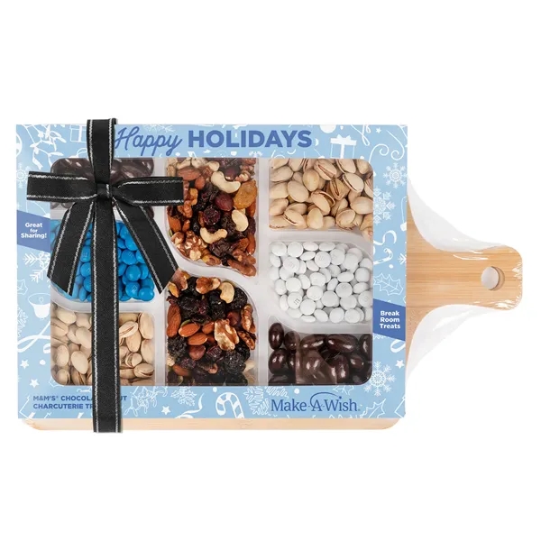 Deluxe Charcuterie Tray with Bamboo Board... from ASI 44900 NC Custom (CI/Lanco) / Chocolate Inn