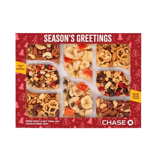 Healthy Harvest Charcuterie Tray with Bamboo Board... from ASI 44900 NC Custom (CI/Lanco) / Chocolate Inn